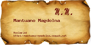 Mantuano Magdolna névjegykártya
